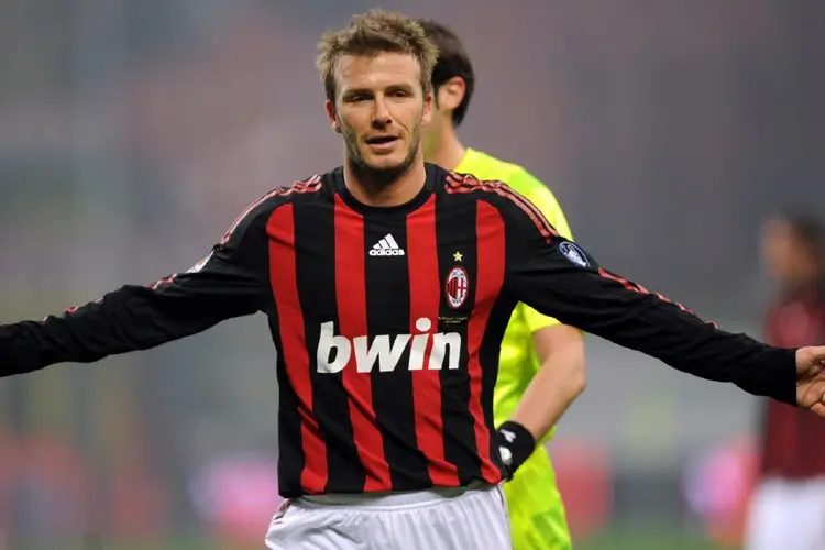 Buy 2008-09 AC Milan Home Jersey #23 David Beckham adidas Soccer online at Jarkalo