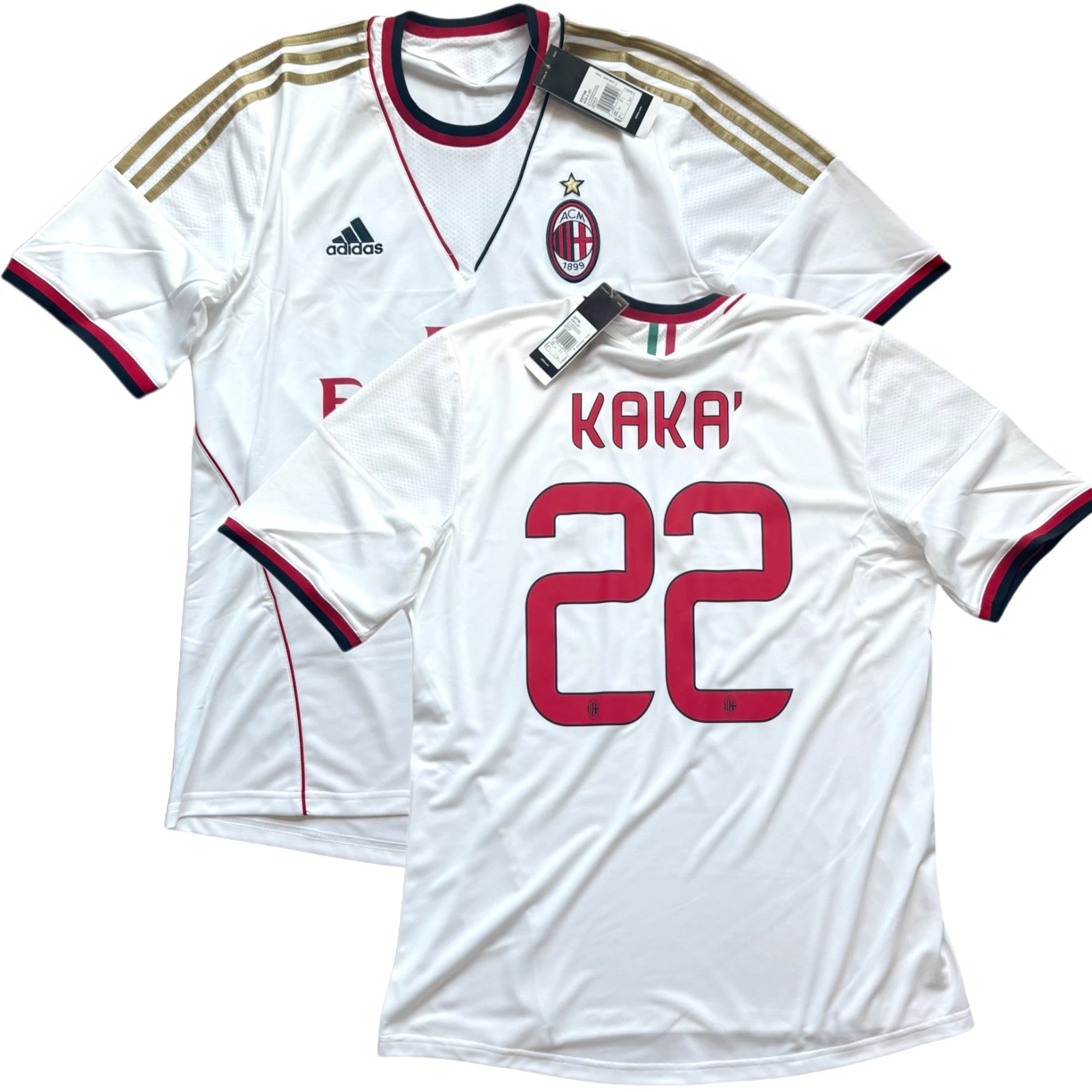 Buy 2013-14 Ac Milan Away Jersey #10 Kaka Soccer Champions Winner online at Jarkalo