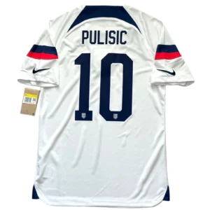 2022-23 USA Home Jersey #10 Pulisic Small Nike Soccer World Cup USMNT Kit
