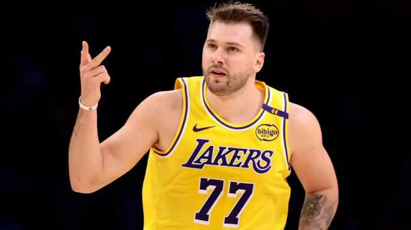 Luka Doncic Lakers Association Jersey