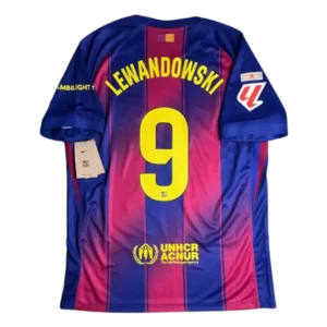Robert Lewandowski #9 FC Barcelona Home Jersey 2025-26
